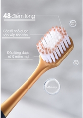 Vỉ 6 bàn chải đánh răng nhà tắm lông mềm phối 2 màu lông mềm [BH: NONE]