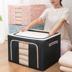 Túi giỏ đựng chăn màn khung sắt mẫu mới tiện lợi [BH: NONE]