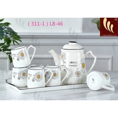 Bộ Ấm trà gốm 7 món cao cấp - MẪU VỀ NGẪU NHIÊN TÙY LÔ [BH: NONE]