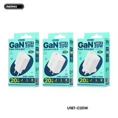 Cóc sạc nhanh 20w REMAX U187-C20W CN chân dẹp (1 cổng type-c) chính hãng [BH 1 năm]