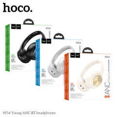 Tai nghe bluetooth chụp tai HOCO W54 Young ANC Khử tiếng ồn chủ động âm thanh nổi headphone chính hãng [BH 1 năm]