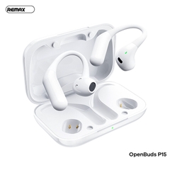 Tai nghe bluetooth REMAX OpenBuds P15 V5.4 60mAh/400mAh kiểu dáng Airpods chính hãng [BH: 1 năm]