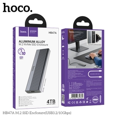 Vỏ ổ cứng SSD HOCO HB47A M.2 SSD (USB3.2/10Gbps) chính hãng