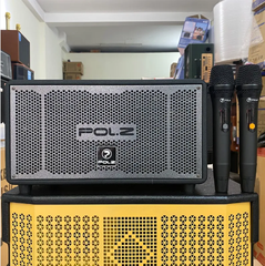 Loa kéo xách tay mini POLZ P06 bass 16cm công suất 300w chính hãng kèm 2 micro không dây [BH 6 tháng]