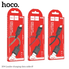Cáp sạc truyền dữ liệu Hoco X94 cổng USB ra iPhone Lightning 2.4A dài 1M chính hãng [BH 1 NĂM]