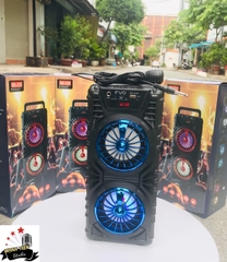 LOA BLUETOOTH KARAOKE BS-232 TẶNG KÈM MIC HÁT [BH 6 THÁNG]