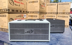 Loa bluetooth karaoke AT-216 1.5 tấc chính hãng kèm 2 micro không dây [BH 6 tháng]