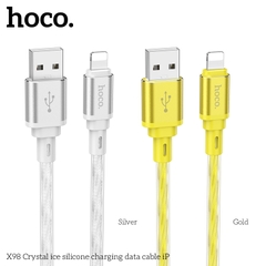Cáp sạc nhanh HOCO X98 usb ra iPhone Lightning truyền dữ liệu silicone chính hãng [ BH 1 NĂM]