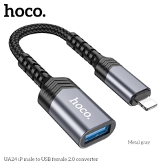 Jack chuyển đổi HOCO UA24 iPhone Lightning ra USB OTG chính hãng [BH 1 năm]