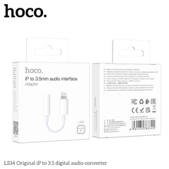 Bộ chuyển đổi âm thanh Hoco LS34 từ Iphone sang 3.5MM chính hãng  [BH 1 NĂM]