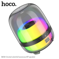 LOA TRONG SUỐT VỚI ĐÈN LED 7 MÀU HOCO BS58 chính hãng [BH 1 NĂM]
