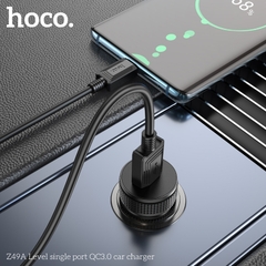 Cóc sạc xe hơi HOCO Z49A 1 cổng USB QC3.0 chính hãng [BH 1 NĂM]