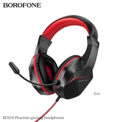 Tai nghe có dây 3.5 chụp tai Gaming BOROFONE BO104 jack 3.5 dài 1m2 kèm mic headphone chính hãng [BH: 1 NĂM]