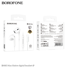 Tai nghe có dây lightning Borofone BM85 Max chui iPhone dài 1m2 chính hãng [BH 1 NĂM]
