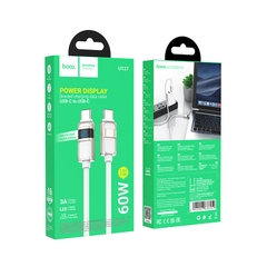 Cáp sạc nhanh 60w HOCO U137 (c-c) 1.2m - 2 đầu type c ra type-c chính hãng [BH 1 năm]