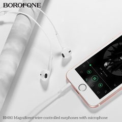 Tai nghe có dây 3.5 Borofone BM80 chính hãng [BH 1 NĂM]