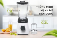 Máy xay sinh tố Sun House SH-5114 1.5 lít tặng kèm cối nhỏ 0.3 lít [BH: 1 Tháng]