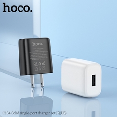 Bộ sạc 12w HOCO C134 cáp USB ra iPhone Lighting chính hãng [BH 1 Năm]
