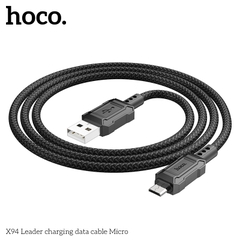 Cáp sạc truyền dữ liệu Hoco X94 cổng USB ra Micro 2.4A dài 1M chính hãng [BH 1 NĂM]