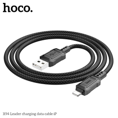 Cáp sạc truyền dữ liệu Hoco X94 cổng USB ra iPhone Lightning 2.4A dài 1M chính hãng [BH 1 NĂM]