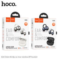 Tai nghe bluetooth true wireless HOCO EA5 DUKE III dạng kẹp tai chính hãng [BH 1 Năm]