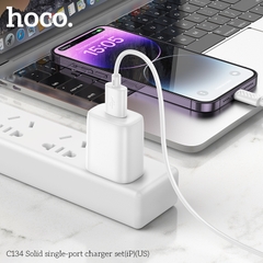 Bộ sạc 12w HOCO C134 cáp USB ra iPhone Lighting chính hãng [BH 1 Năm]