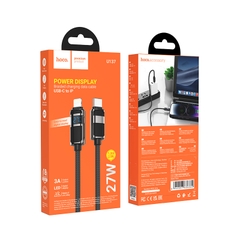 Cáp sạc nhanh 27w HOCO U137 (c-l) 1.2m - type c ra iphone lightning chính hãng [BH 1 năm]
