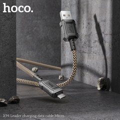 Cáp sạc truyền dữ liệu Hoco X94 cổng USB ra Micro 2.4A dài 1M chính hãng [BH 1 NĂM]