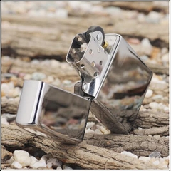 Hột quẹt zippo trắng trơn fullbox xịn MADE in USA [BH: NONE]