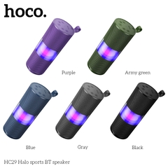 Loa bluetooth HOCO HC29 phiên bản thể thao kèm đèn led siêu đẹp chính hãng [BH 1 Năm]
