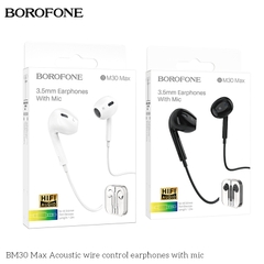 Tai nghe có dây 3.5 BOROFONE BM30 Max có microphone chính hãng [ BH 1 NĂM]