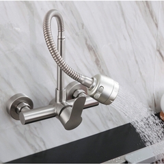 Vòi rửa chén bát nóng lạnh inox 304 Xịn xoay 360 độ tiện lợi [BH: None]