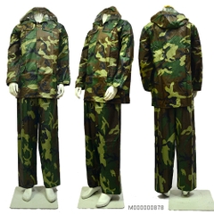 Áo mưa bộ vải dù MÀU LÍNH XXXL xanh lá KaraHouse Việt Nam cao cấp siêu dày xịn (quần vs áo)  DZ1-05756-9l8-2083 / pktn sale