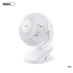 Quạt kẹp / để bàn tích điện REMAX F11 chính hãng [BH 1 năm]