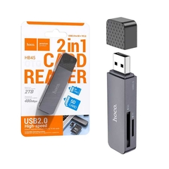 Đầu đọc thẻ nhớ HOCO HB45 (usb 2.0) chính hãng [BH 1 năm]