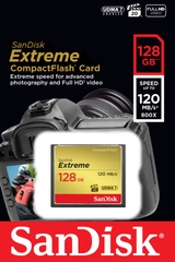 Thẻ nhớ máy ảnh Sandisk Extreme UDMA 7 128GB 120mb/s chính hãng [BH: 2 NĂM]