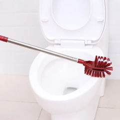 Chổi bàn chải cọ vệ sinh toilet cán dài 2 đầu đa năng