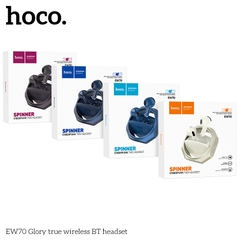 Tai nghe bluetooth V5.3 Hoco EW70, 2 tai có doc sạc, không có nút cao su kiểu pro3, doc sạc thiết kế cách điệu siêu đẹp  [BH: 1 NĂM]