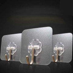 Bộ 10 móc treo vật dụng dán tường trong suốt siêu dính [BH: NONE]