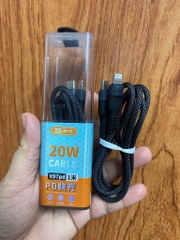 Cáp sạc nhanh 20W BYZ X97 PD20W Type C ra Lightning iPhone  (c-l) có bọc chống đứt chính hãng [BH: 3 THÁNG]