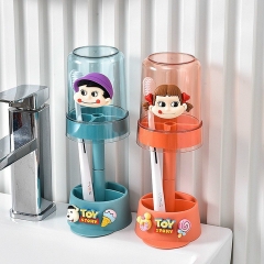 Hộp đựng bàn chải hoạt hình có sticker 3D kèm cốc [BH: NONE]