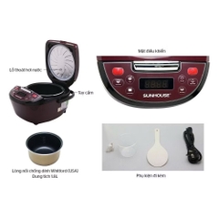 Nồi cơm điện SH8909 1.8L lòng nồi 5 lớp [BH: 1 Tháng]