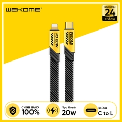 Cáp sạc nhanh 20w WEKOME WDC-191 (C-L) type c ra iphone lightning chính hãng [BH 1 năm]