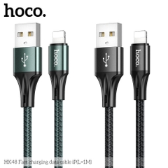 Cáp truyền dữ liệu sạc nhanh Hoco HK48 Ip cổng Lightning chính hãng [BH 1 NĂM]