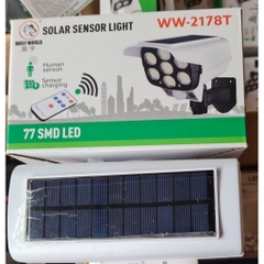 Đèn cảm biến năng lượng mặt trời 2178T , 77SMD LED NGỤY TRANG camera loại xịn [BH: 1 TUẦN]