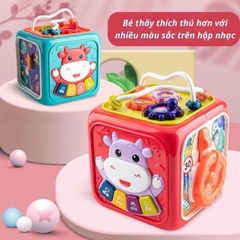 Đồ chơi hộp nhạc khối kích thích phát triển trí não cho bé [BH: NONE]