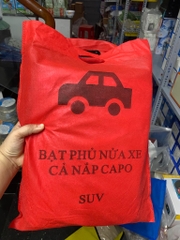 Bạc Áo trùm nửa xe cao cấp cho xe 7 chỗ (suv) siêu dày chống nắng mưa cực tốt