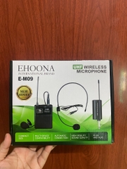 Micro đa năng trợ giảng Ehoona EHN M09 (UHF wireless microphone) không dây, dùng cho các loại loa kéo, loa trợ giảng, âm ly [BH: 3 THÁNG]