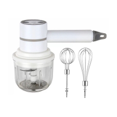 Máy xay tiêu, đánh trứng xay thịt 3IN1 tay cầm dài  [BH 1 tuần]