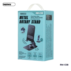 GIÁ ĐỠ ĐIỆN THOẠI REMAX RM-C38 KIM LOẠI - Đế Xoay 360 độ, hợp kim GẤP GỌN, ĐA NĂNG CHÍNH HÃNG